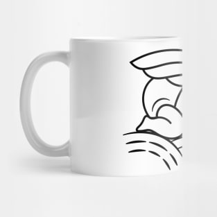 Baby Angel Line Art Mug